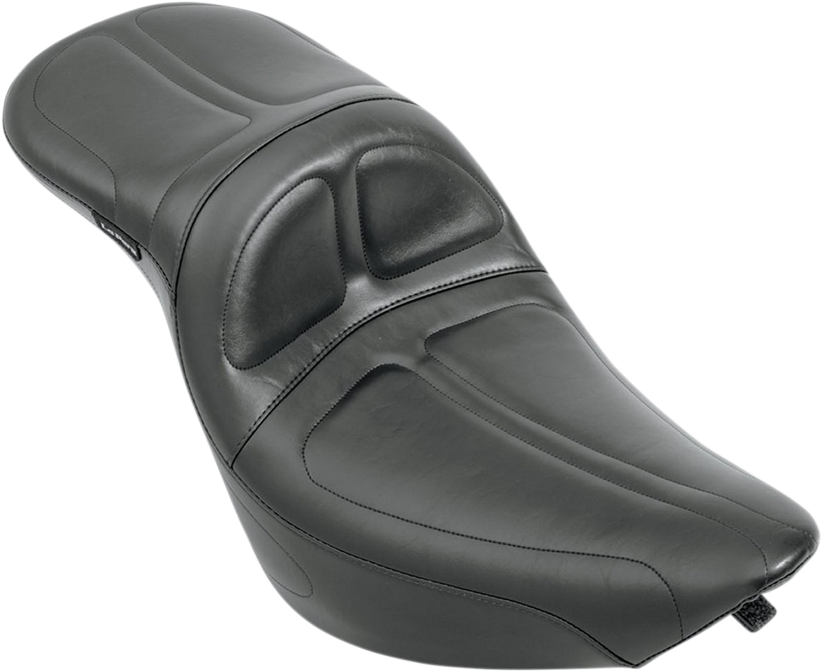 Maverick Daddy Long Legs Seat - Black - Stitched - Softail '00-'17