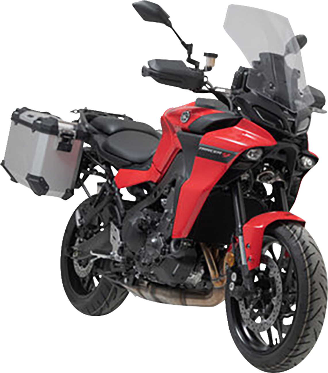 TRAX ADV Aluminum Case System - Silver - Yamaha Tracer 9 GT '21-'24