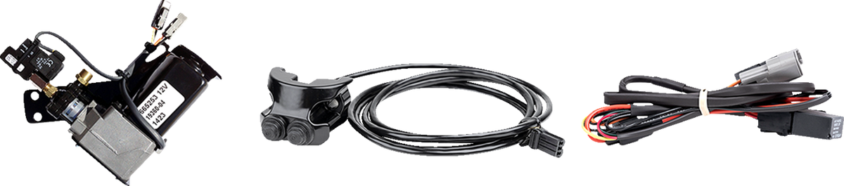 AIR-A Dyna Adjustable AIR Suspension - Black - FXD