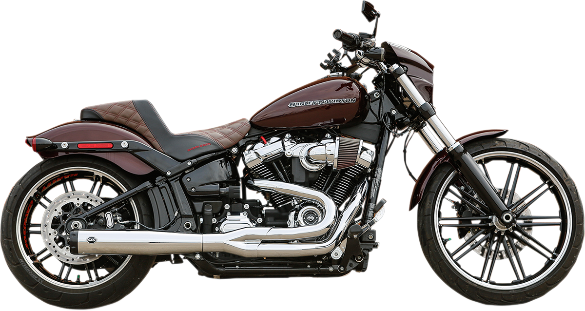 2:1 50 State Exhaust For M8 Softail - Chrome