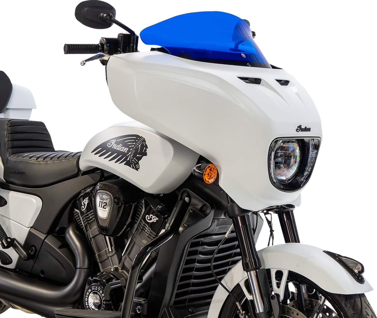 Windshield - 9" - Blue - Chieftain PowerPlus/Roadmaster PowerPlus