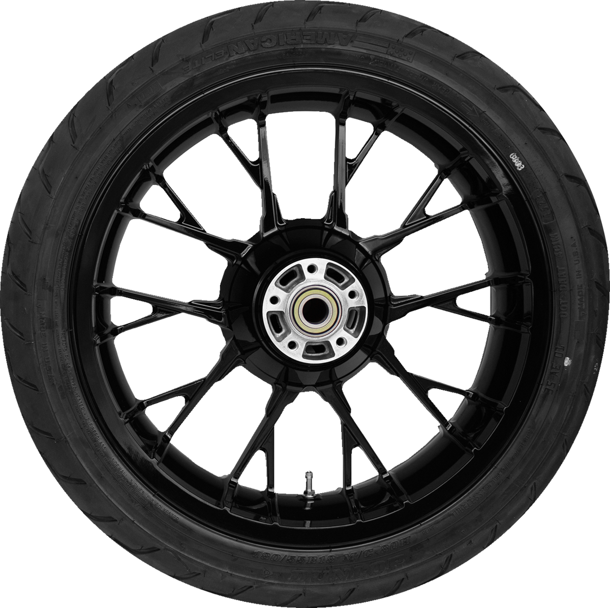 Marlin Rear Wheel - Solid Black (18") | Dunlop AE2 Tire (180/55b18)