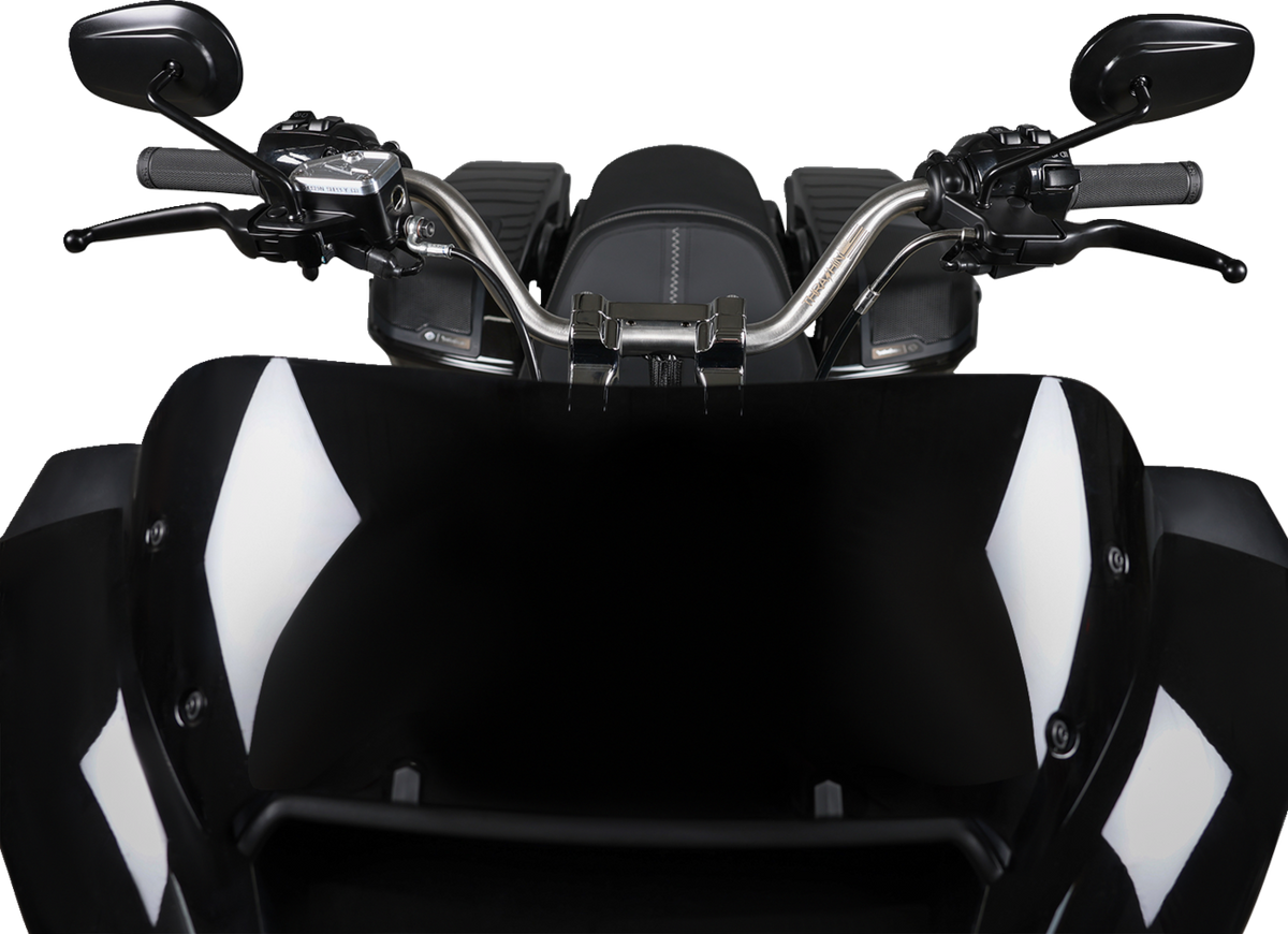 1" Handlebar - High Bend - Stainless Steel