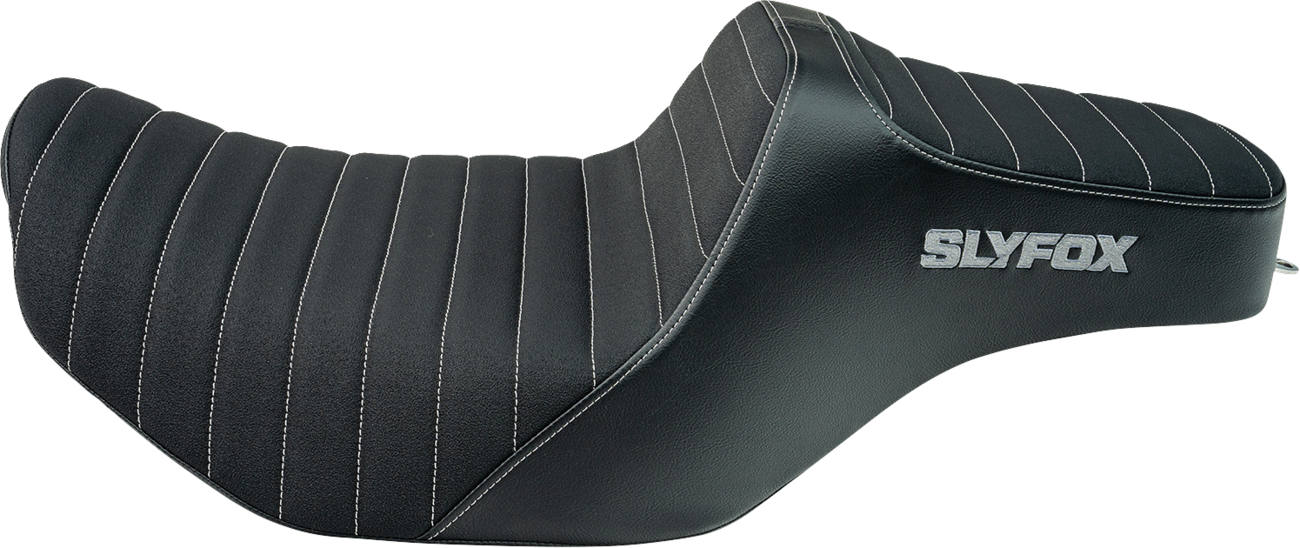 High Noon Seat - Vinyl - Classic Stitch - Gray Logo - FLH/FLT '23-'24