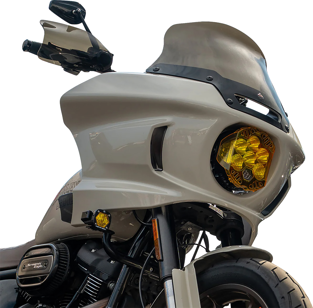 Flare® Handguards - Harley-Davidson Cable Clutch - Bronze
