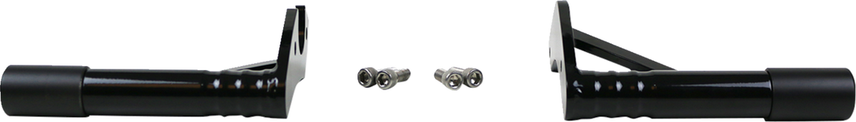 Frame Guards - Rear - Black - Softail