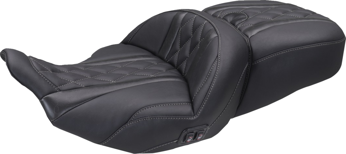 Heated Super Touring One Piece 2-Up Seat