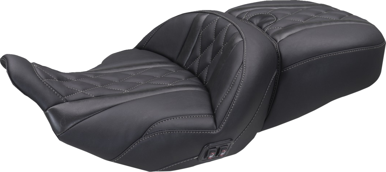 Heated Super Touring One Piece 2-Up Seat