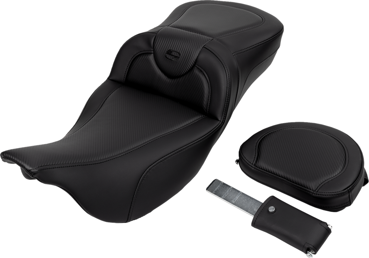 Roadsofa™ Extended Reach Seat - Carbon Fiber - Black Stitch - Backrest - FL '08-'24