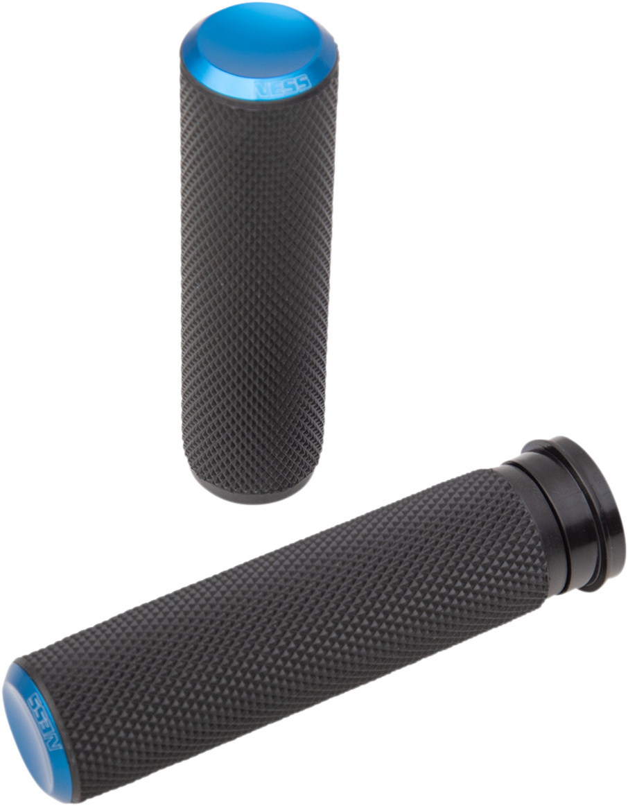 Knurled Grips - TBW - Blue