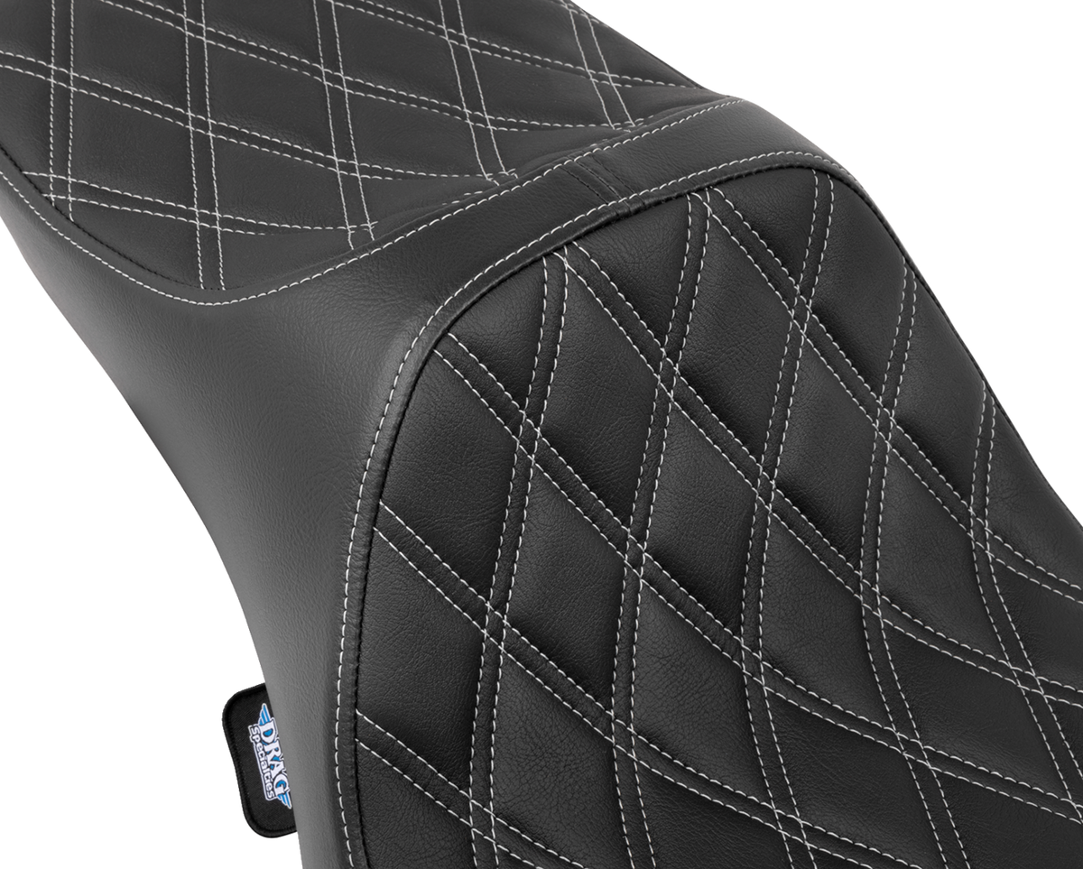 Predator III Seat - Extended Reach - Double Diamnd - Silver Stitching - FLH/FLT '08-'24
