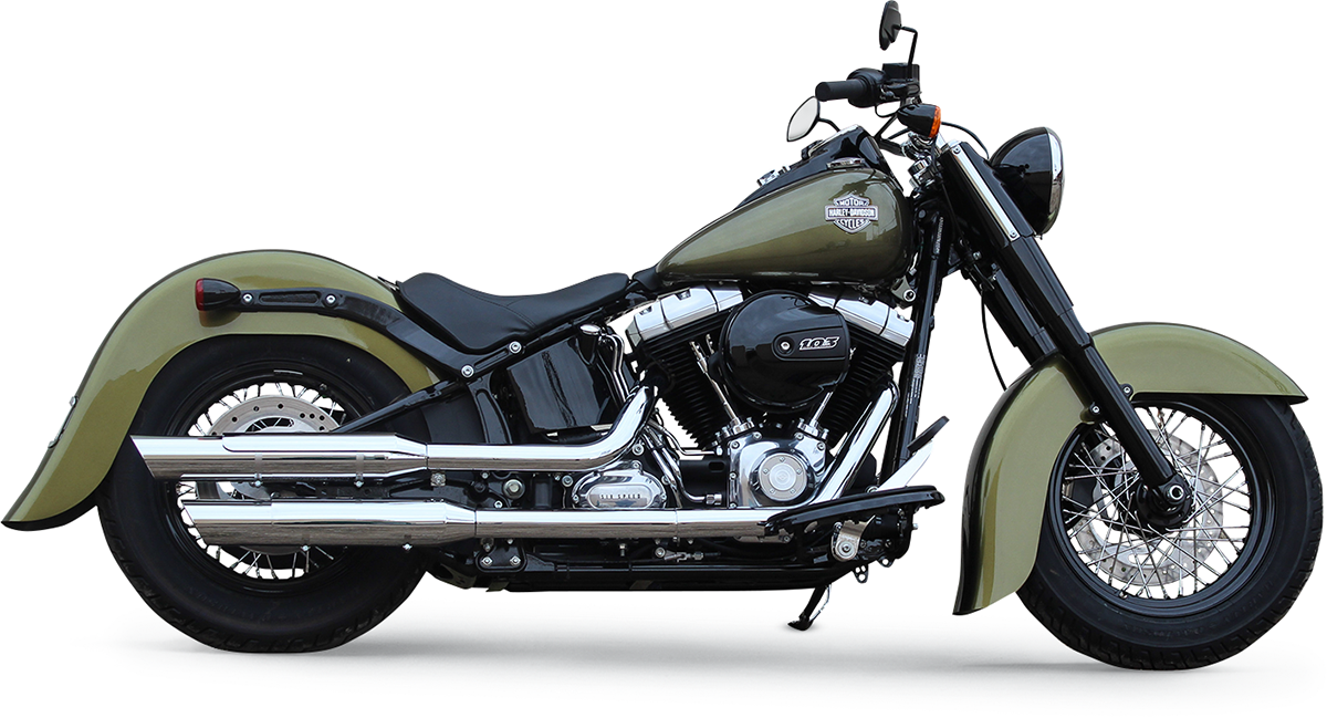 Benchmark Front Fender - Black - 16"-19" - HD Softail