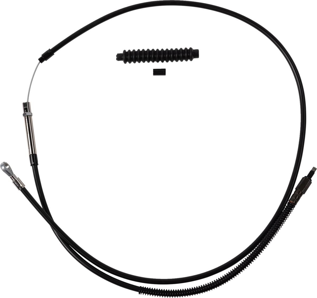 High-Efficiency Black Vinyl Clutch Cable - +6" Size
