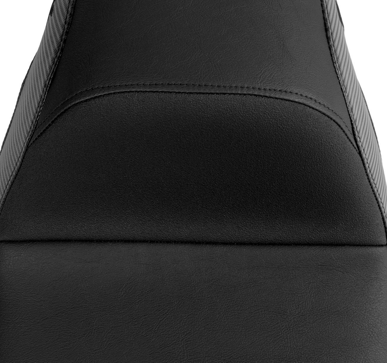 Drifter Seat - Black Logo - Smooth Vinyl - Carbon Fiber - FL '08-'23