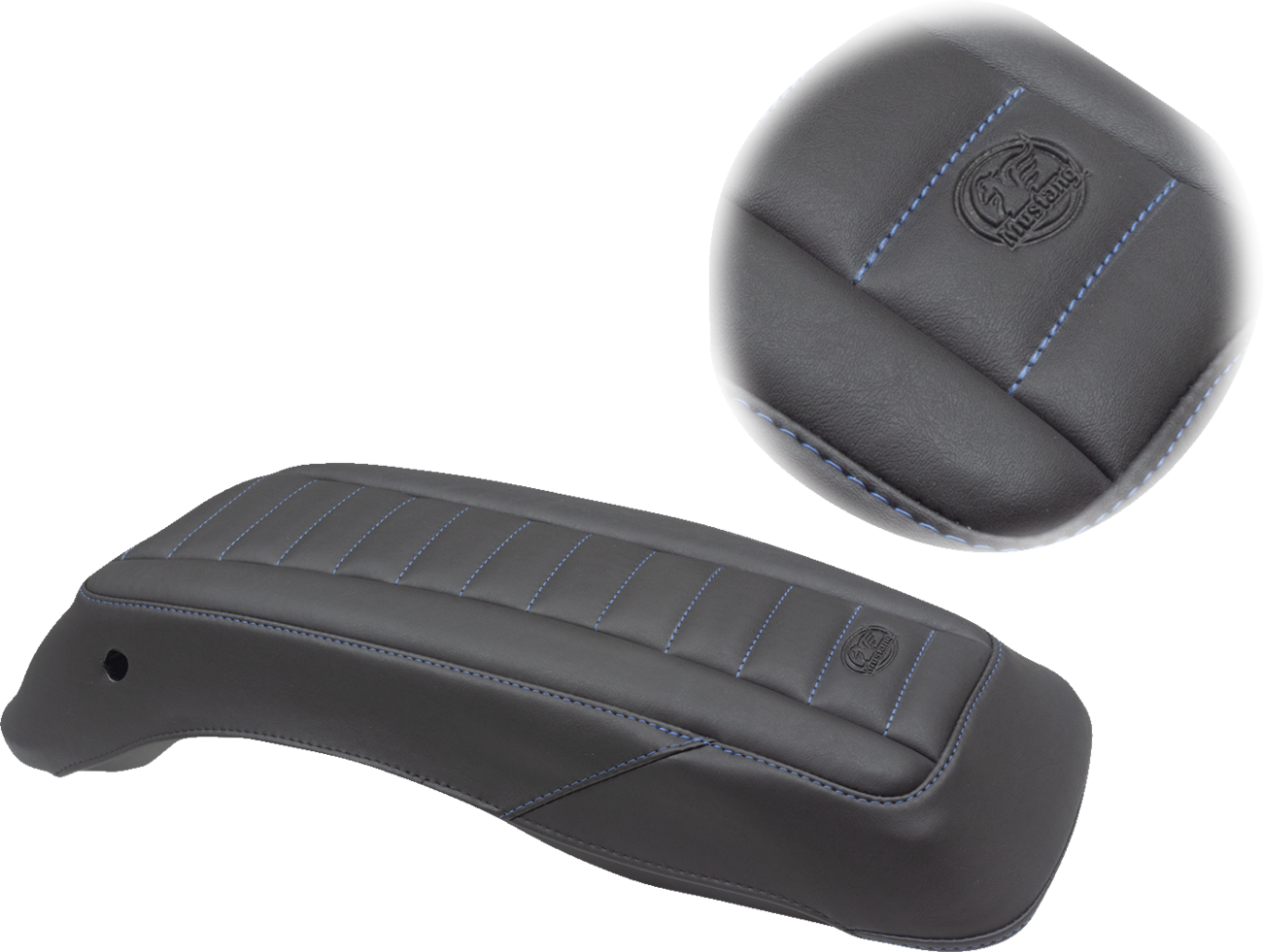 Saddlebag Lid Covers - Black/Blue - FL '14-'24