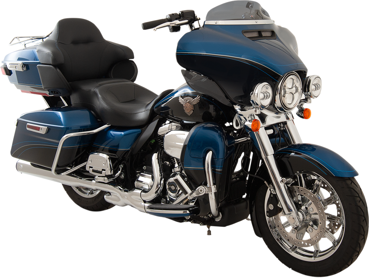 Flare® Windshield - 4" - Dark Smoke - '14-'25 FLH