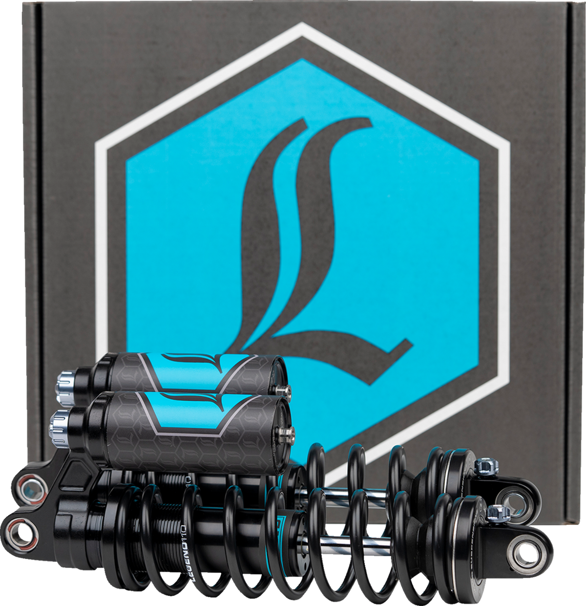 REVO ARC Piggyback Shocks - 13" - Standard - Black - '99-'17 Dyna