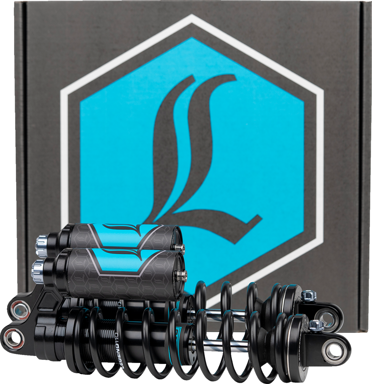 REVO ARC Piggyback Shocks - 13" - Standard - Black - '04-'22 Sportster