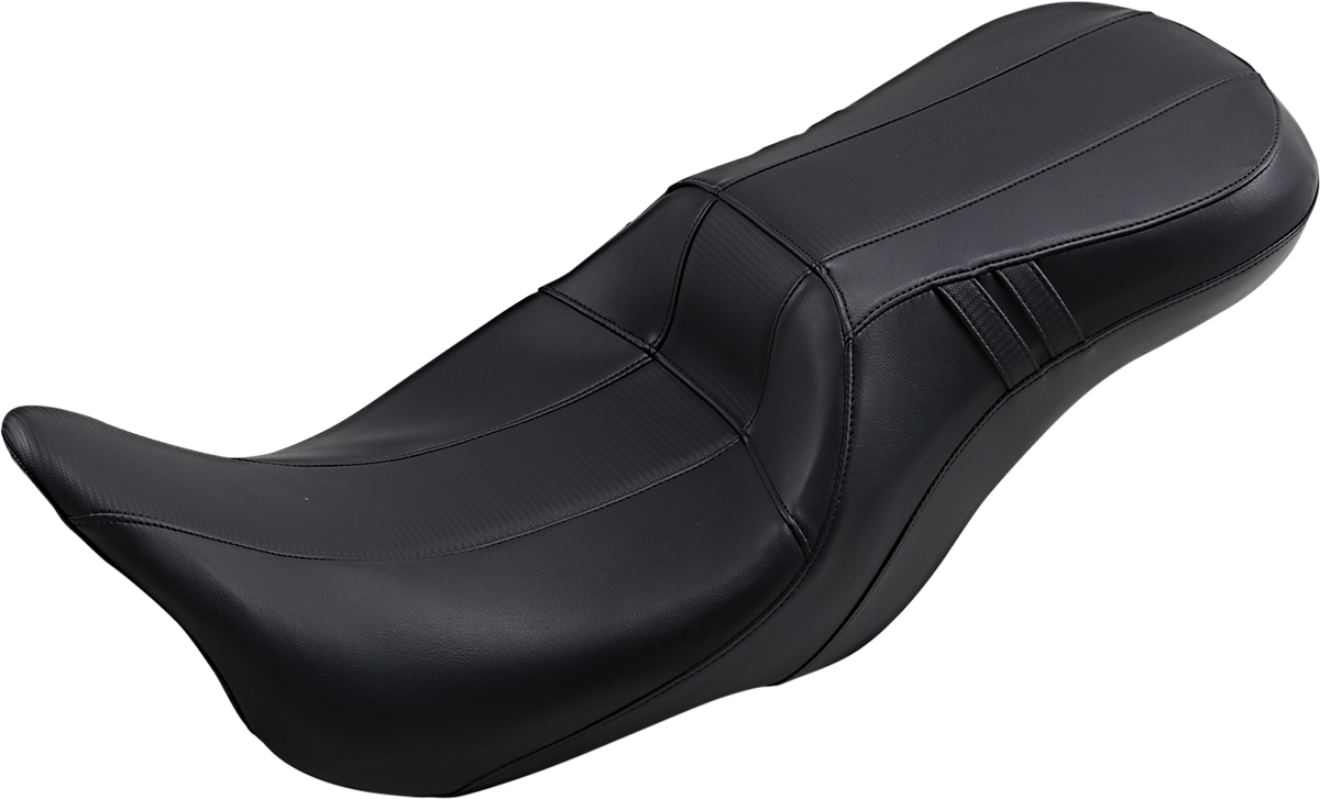 Outcast GT-2 Seat - 2-Up - W/O Backrest - Black Carbon Fiber Inlay - FL '08-'23