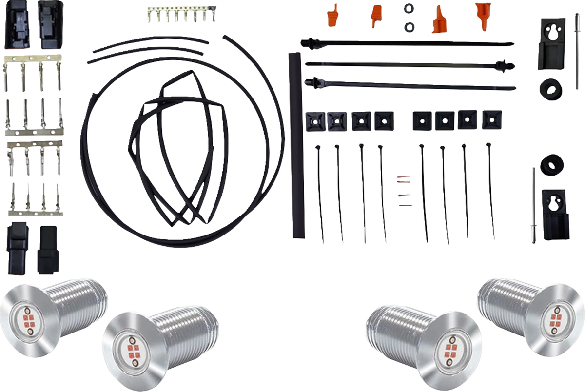 Bag Bolts Taillight Kit With Lightning Bolts
