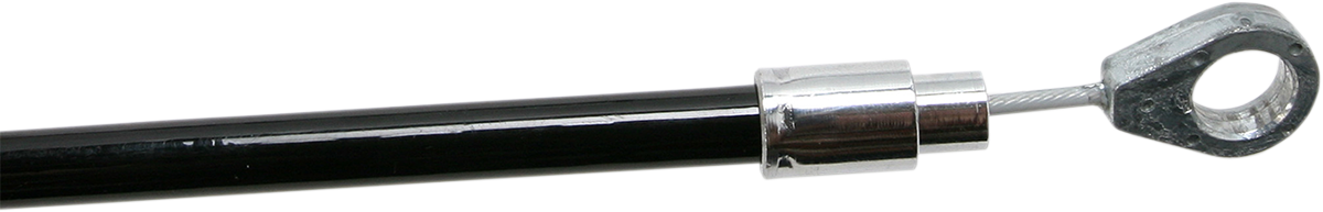 High-Efficiency Black Vinyl Clutch Cable - +6" Size