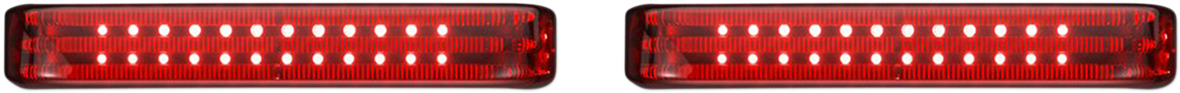 Saddlebag LED Lights - Sequential - Black/Red