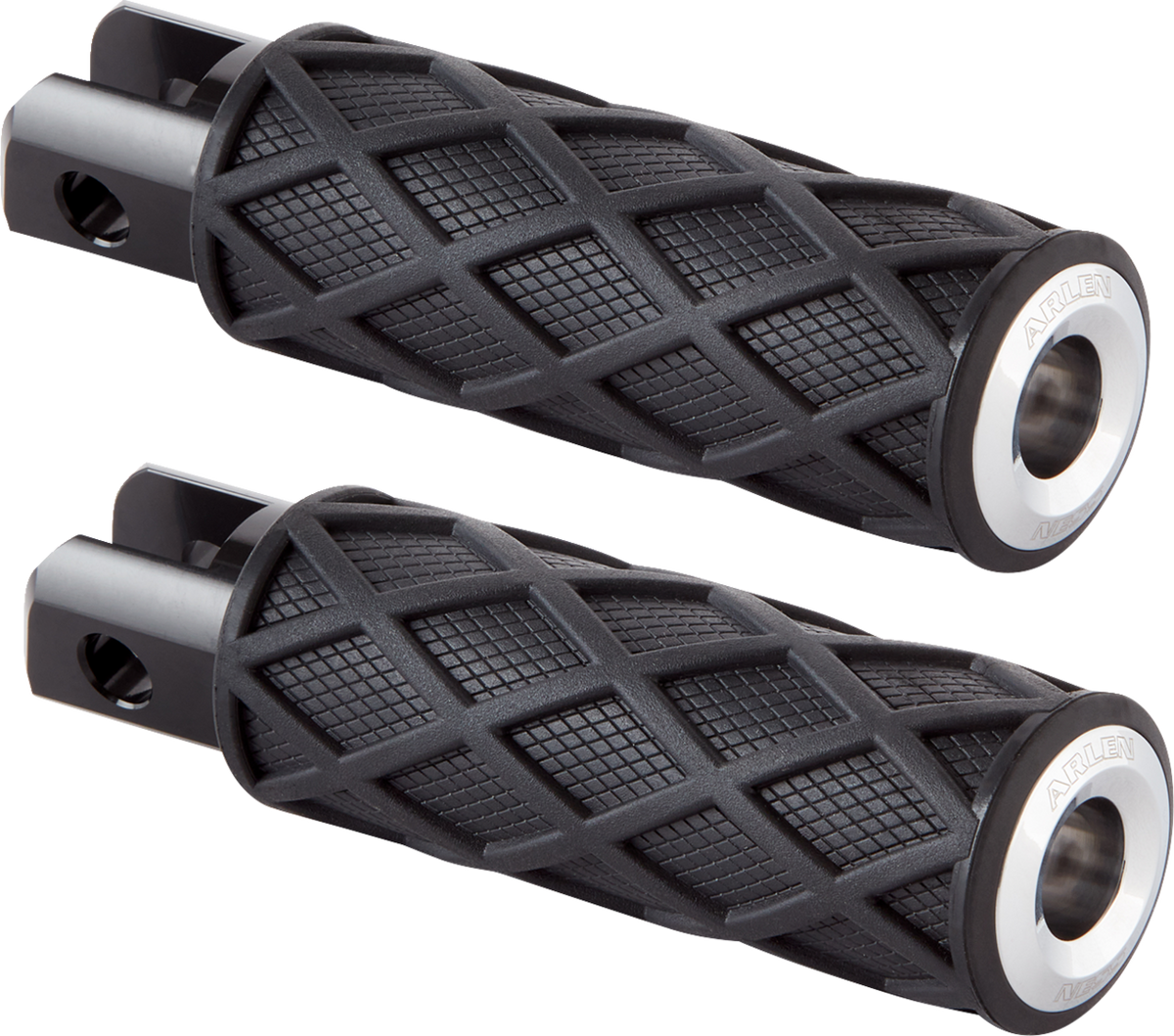 Diamond Foot Pegs - Driver - Chrome