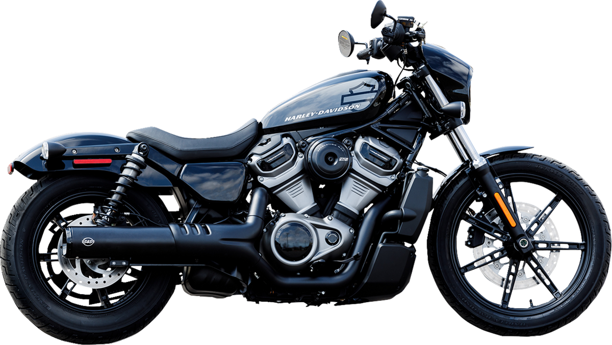 4-1/2" Grand National Slip-On Muffler - Black - RH975 Nightster