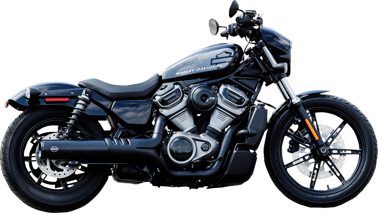 4-1/2" Grand National Slip-On Muffler - Black - RH975 Nightster