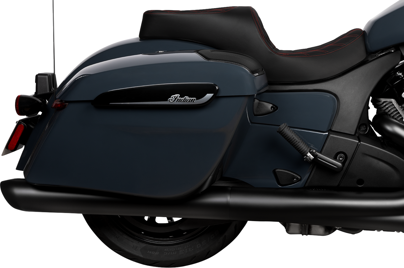 Freedom Seat - Vinyl - Double Diamond Red Stitch - Challenger '20-'25/Chieftain '25