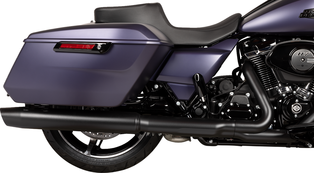 Predator 2-Up Seat - Solar Leather - Smooth - W/O Backrest - FLT/FLH '23-'24