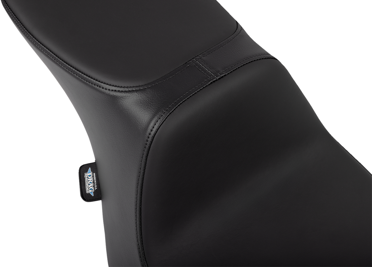 Predator 2-Up Seat - Solar Leather - Smooth - W/O Backrest - FLT/FLH '23-'24