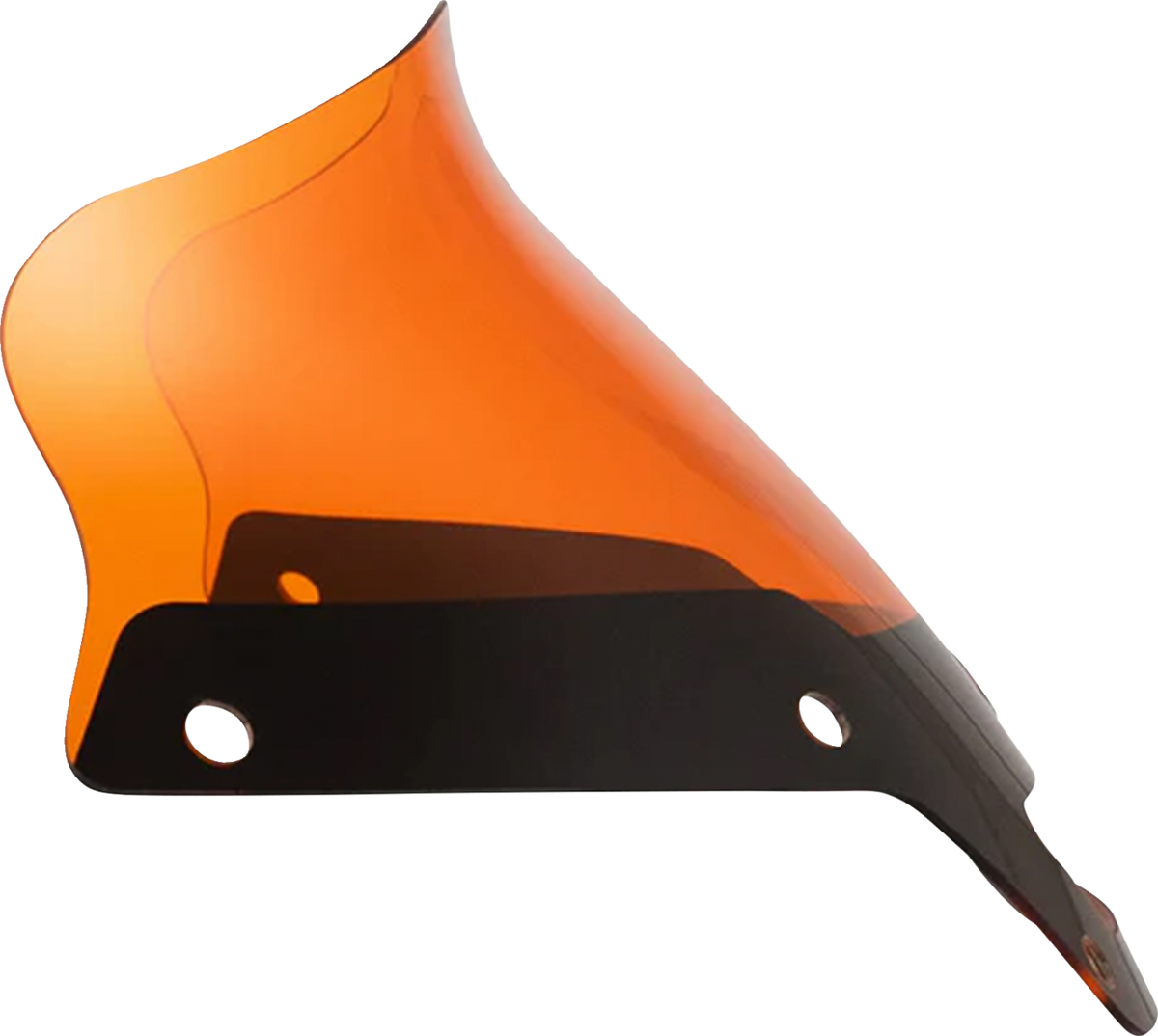 Kolor Flare® Windshield - 6" - Orange - '22-'25 FXLRST