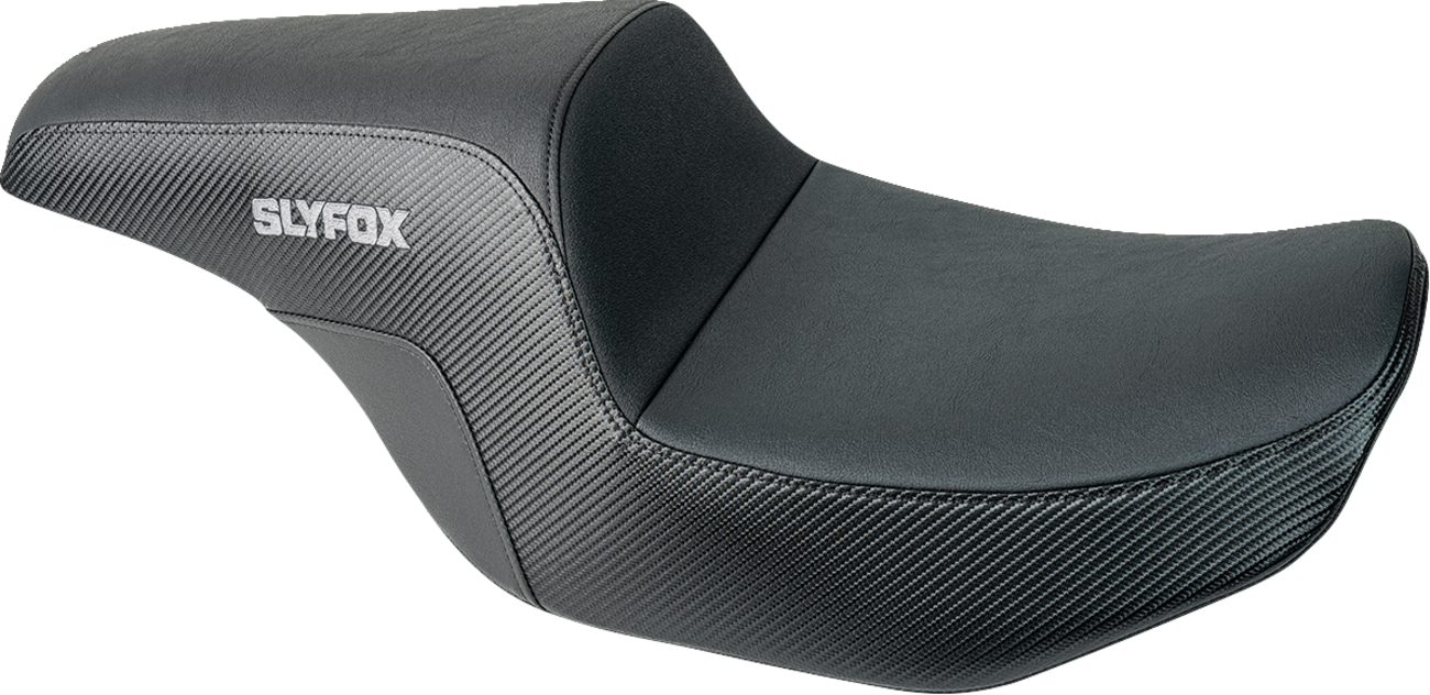 Drifter Tour Seat - Vinyl W/ Slipstop - Gray Logo - FL '23-'24