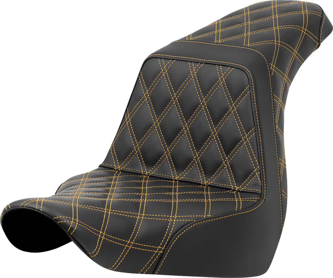 Step-Up Seat - Full Lattice Stitch - Gold Stitch - FXLR/FLSB '18-'21