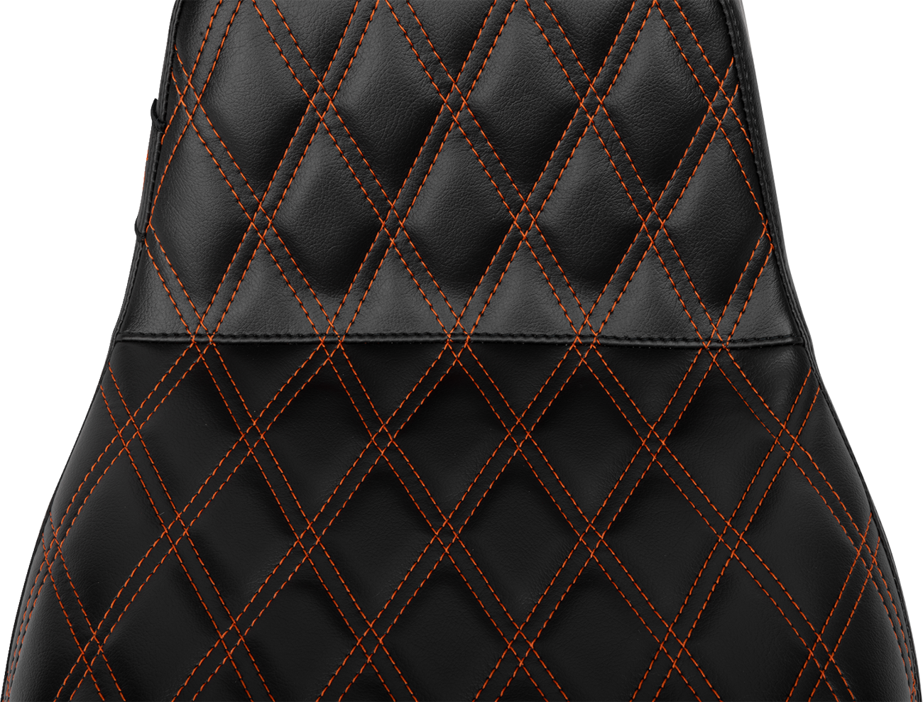 Tailwhip Daddy Long Legs Seat - Burnt Orange Double Diamond Stitch - FLH/FLT '23-'25