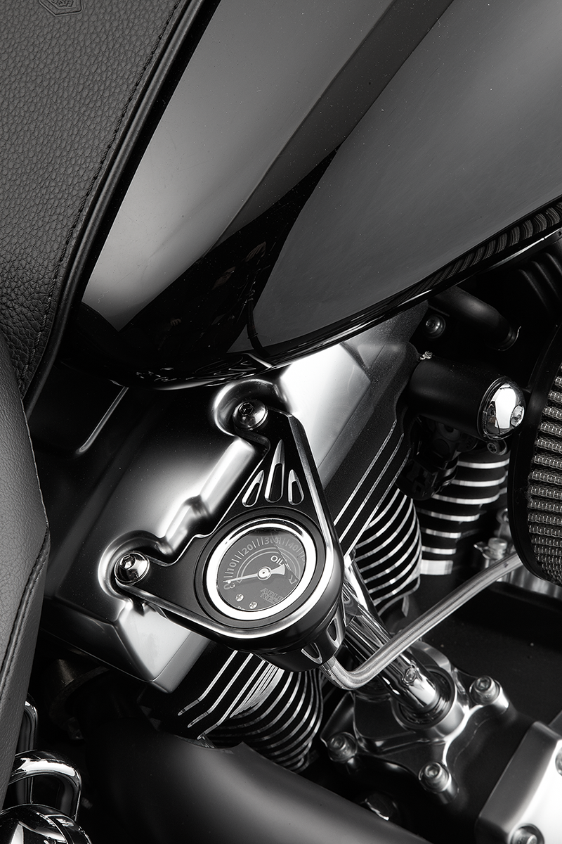 Oil Pressure Gauge Kit - Deep Cut - Black