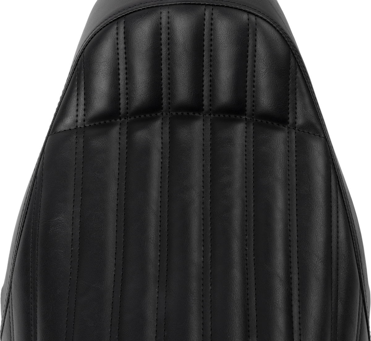 Knuckle Solo Seat - Ribbed - Black - FL '08-'24