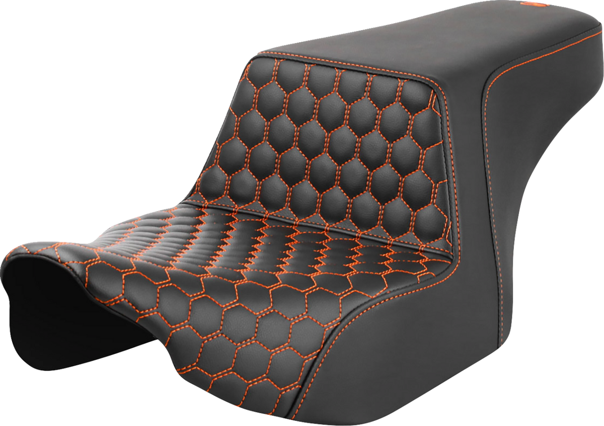 Step-Up Seat - Front Honeycomb - Orange Stitching - FL '23-'24