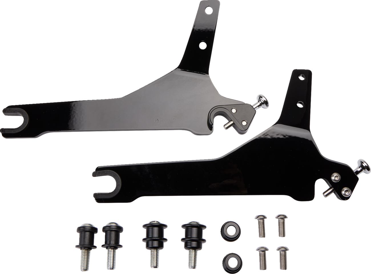 Backrest Kit - 14" - Black - Softail
