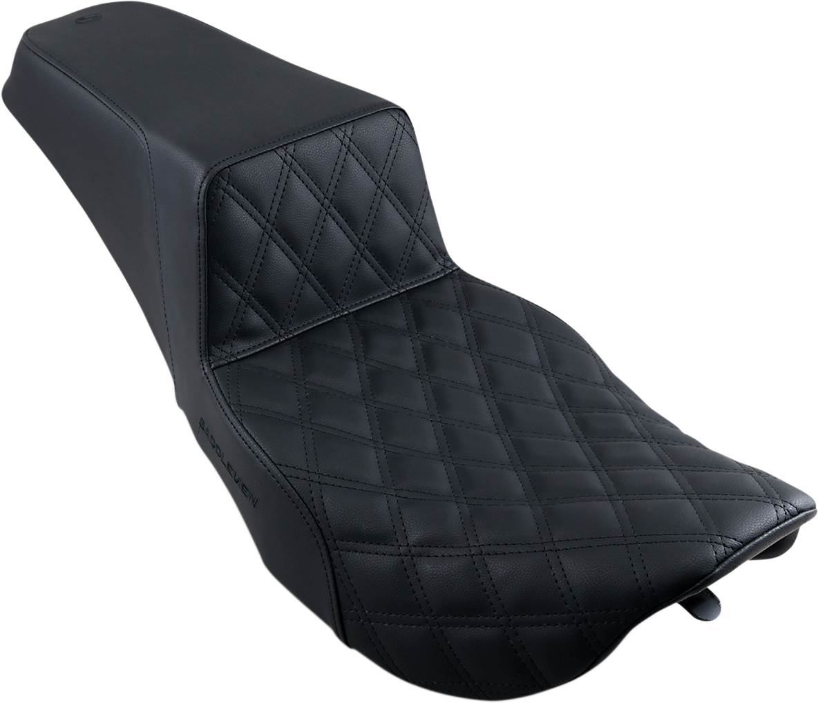 Step-Up Seat - Front Lattice Stitch - Black