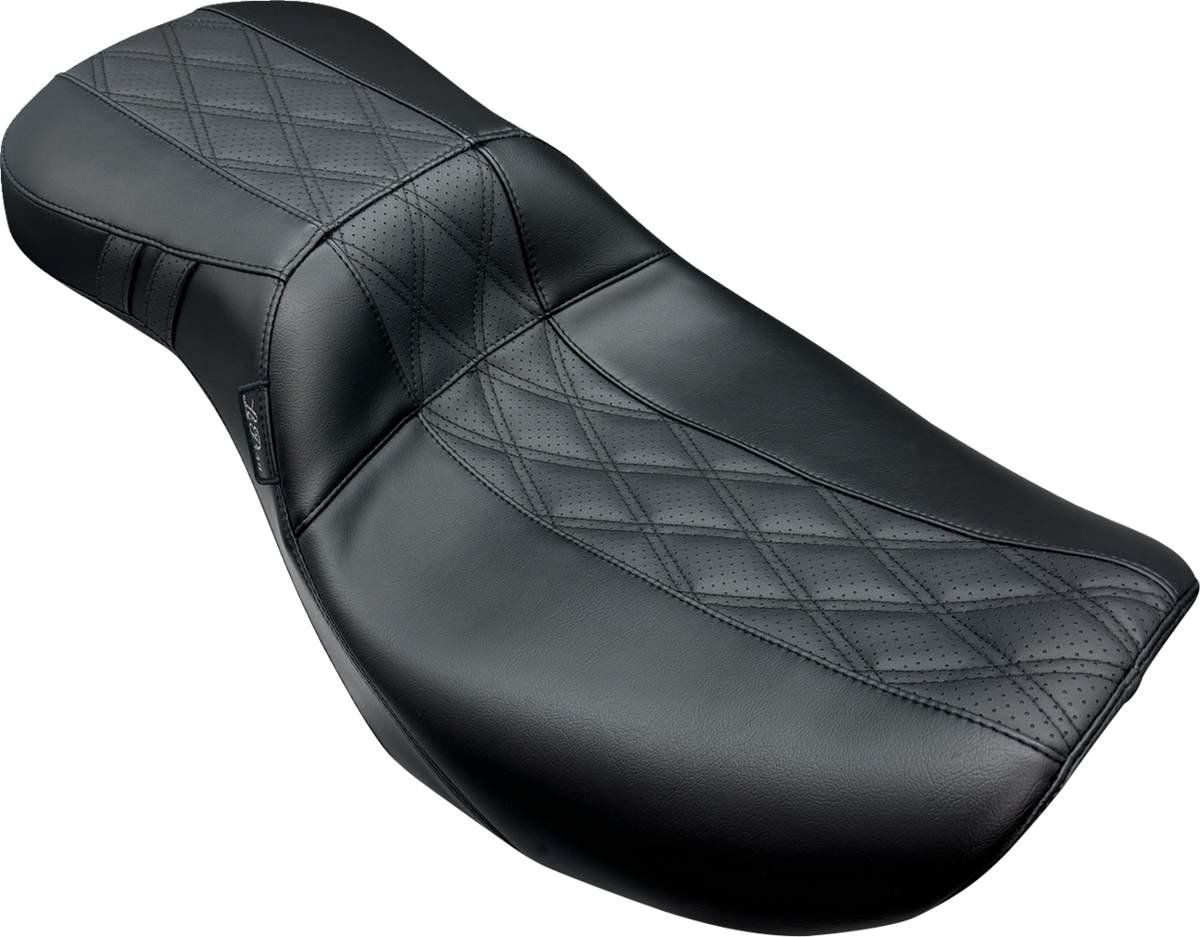 Outcast Daddy Long Legs Seat - 2Up - W/O Backrest - GT2 Inlay - FLH/FLT '23-'25