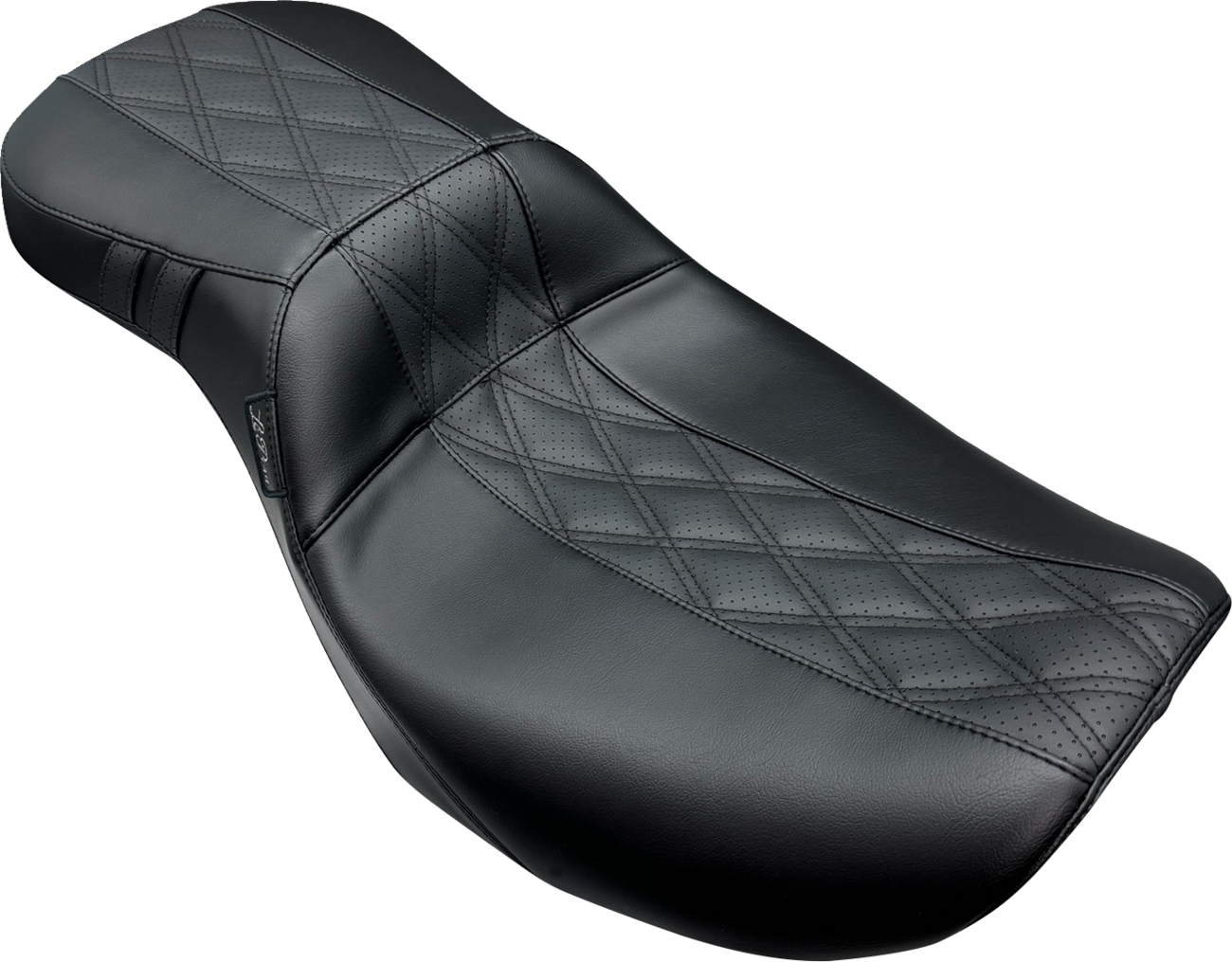 Outcast Daddy Long Legs Seat - 2Up - W/O Backrest - GT2 Inlay - FLH/FLT '23-'25