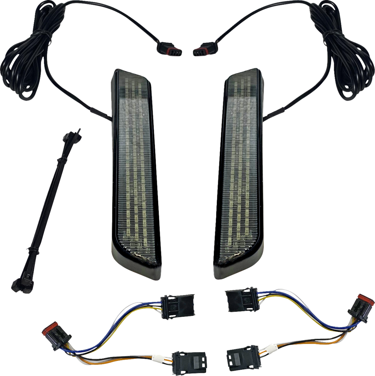 LED Fork Light - Smoke - Black