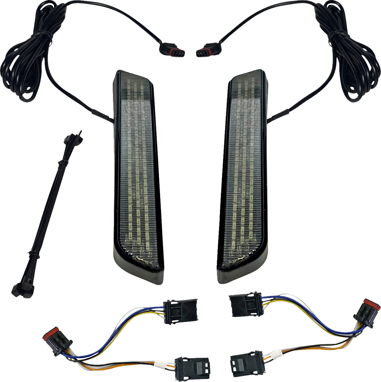 LED Fork Light - Smoke - Black