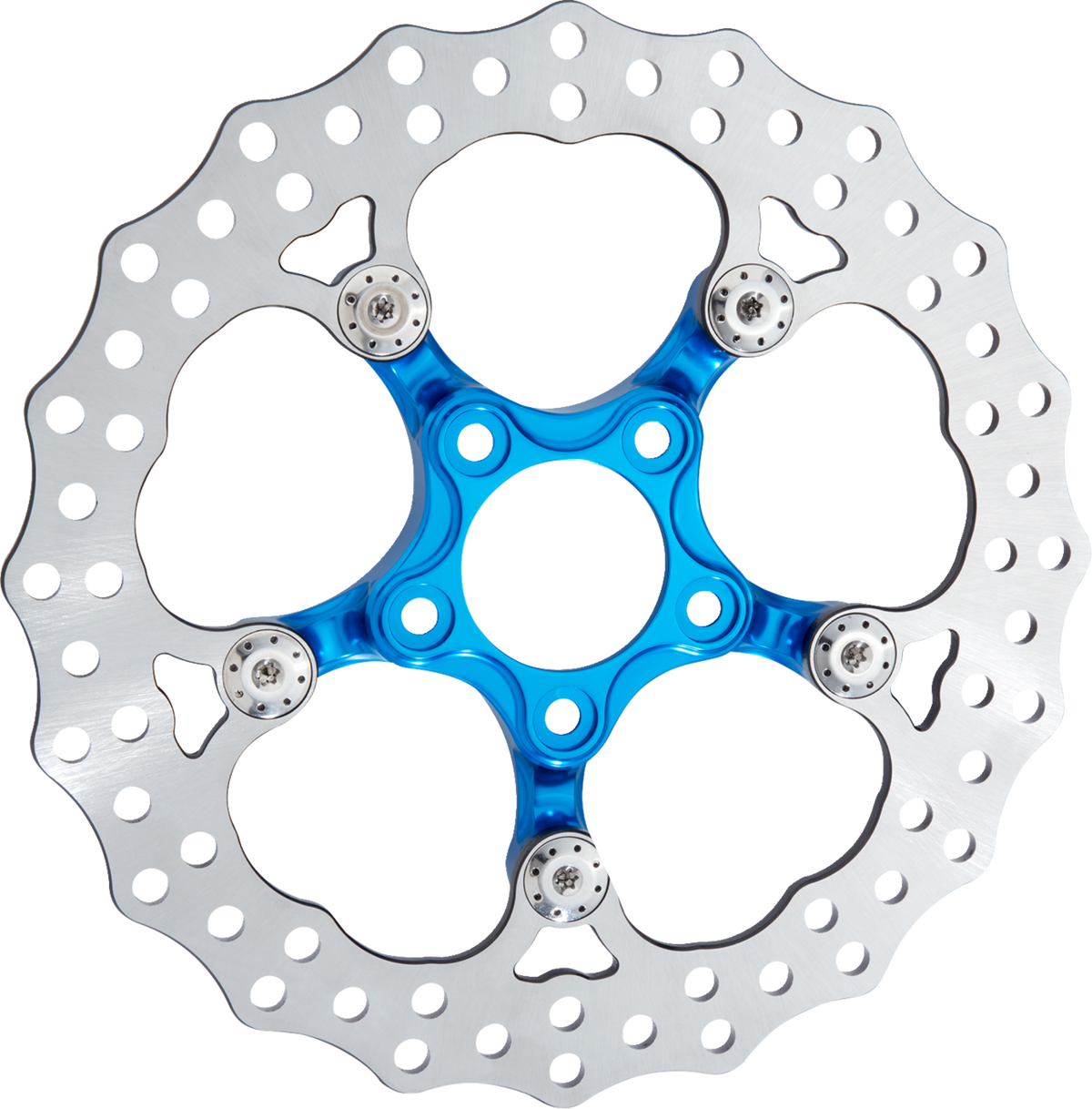 Spider Rotor - 12-19/32" - Blue - Front