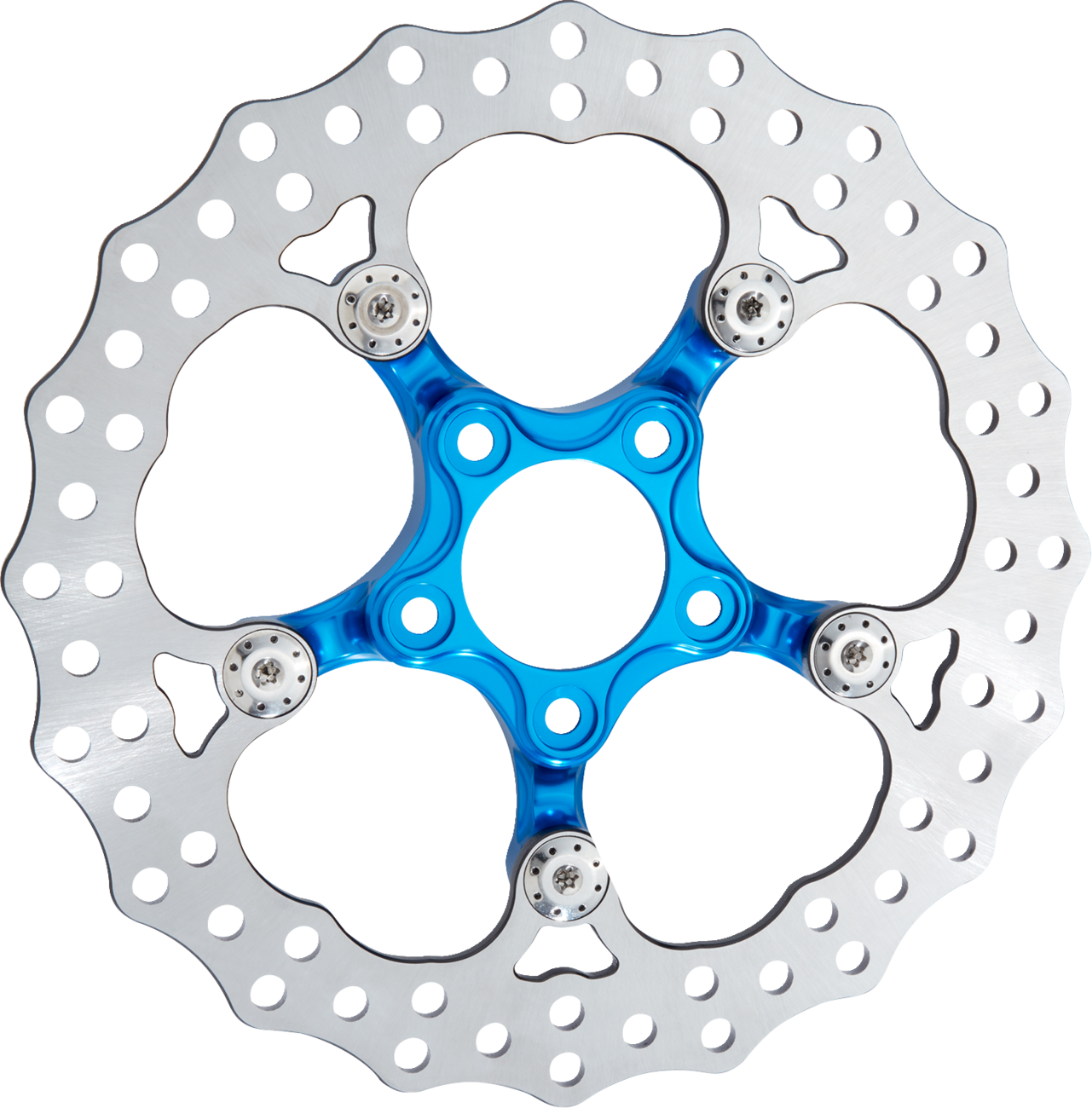 Spider Rotor - 12-19/32" - Blue - Front