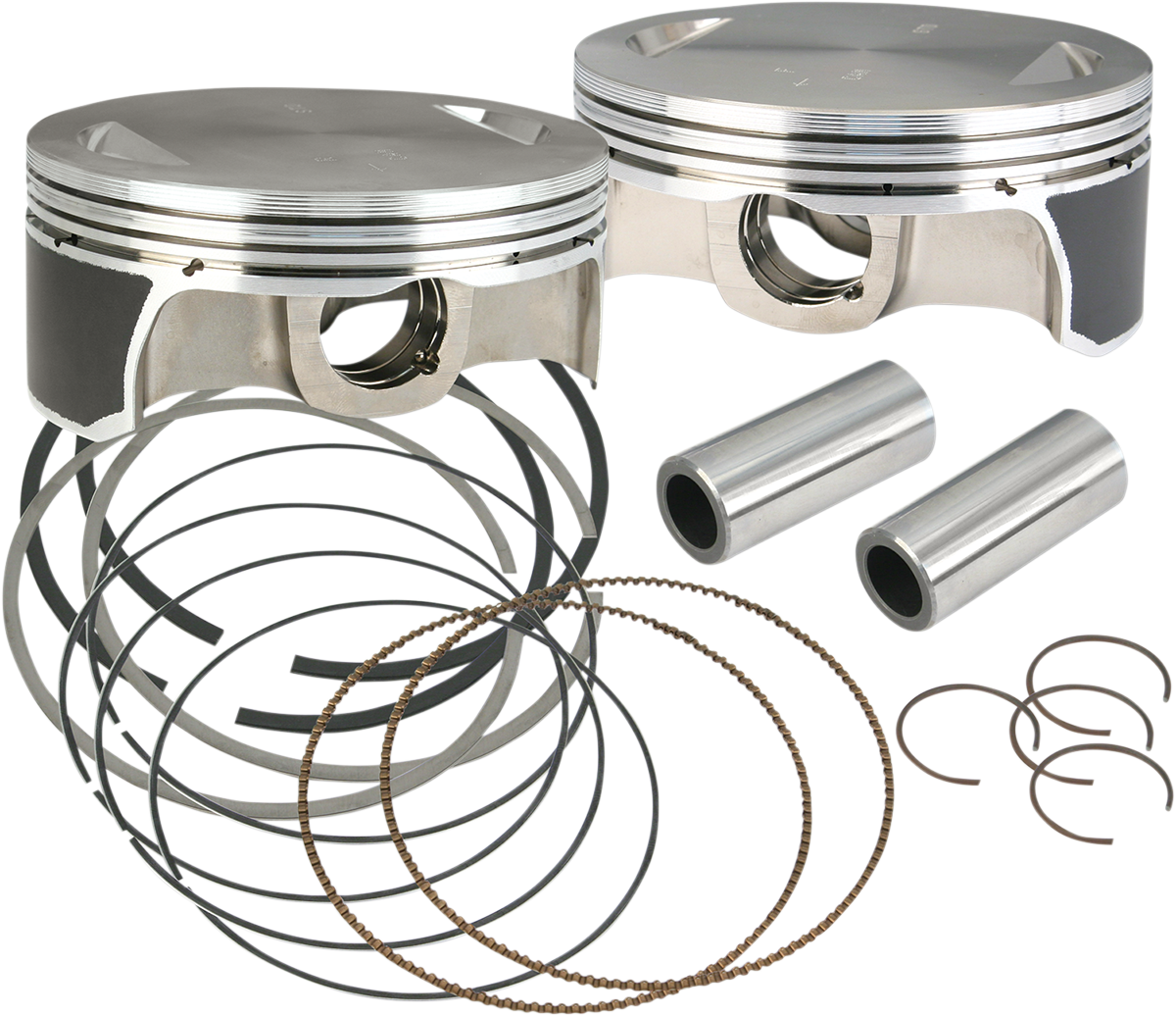 Piston Kit - For Hot Set Up Kits® - 4.125" +0.020" - 111"/117"/124" Engine