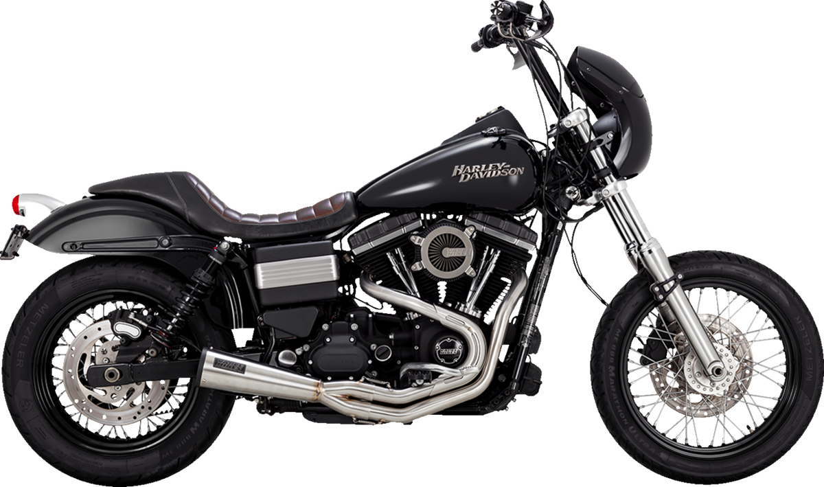 2-Into-1 Upsweep Exhaust System - Brushed
