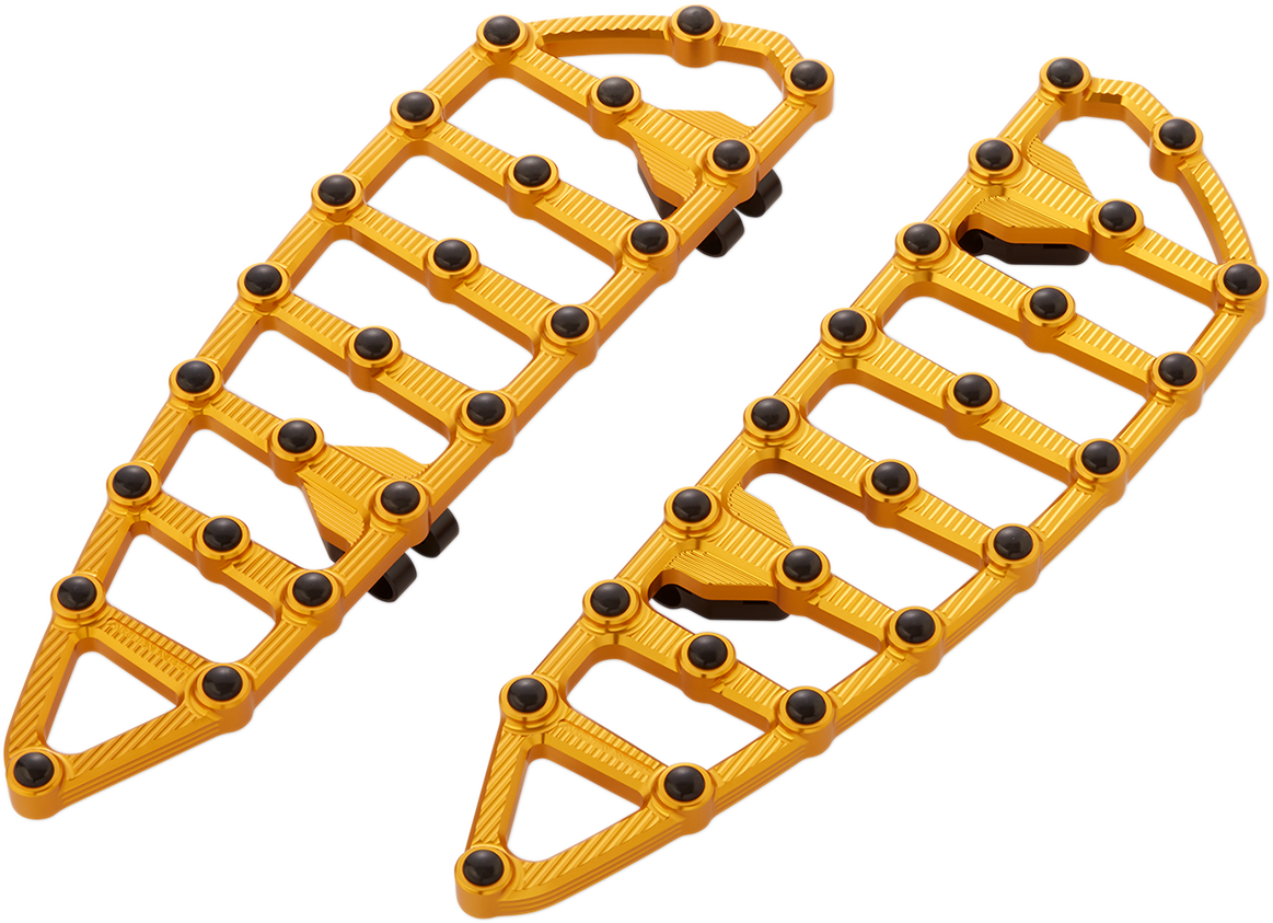 MX Driver Floorboards - Gold